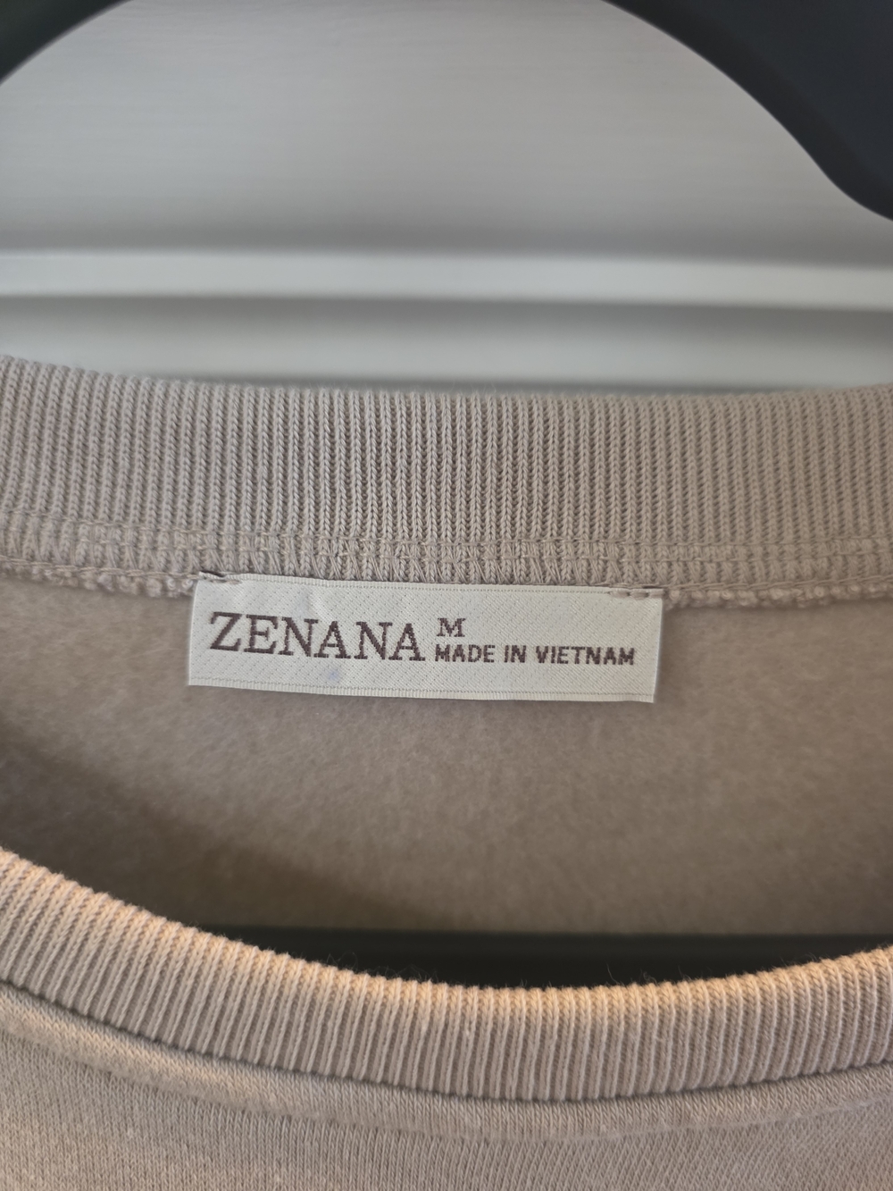 Zenana Outfitters Beige Wide Leg Sweatpants - Picture 4 of 5